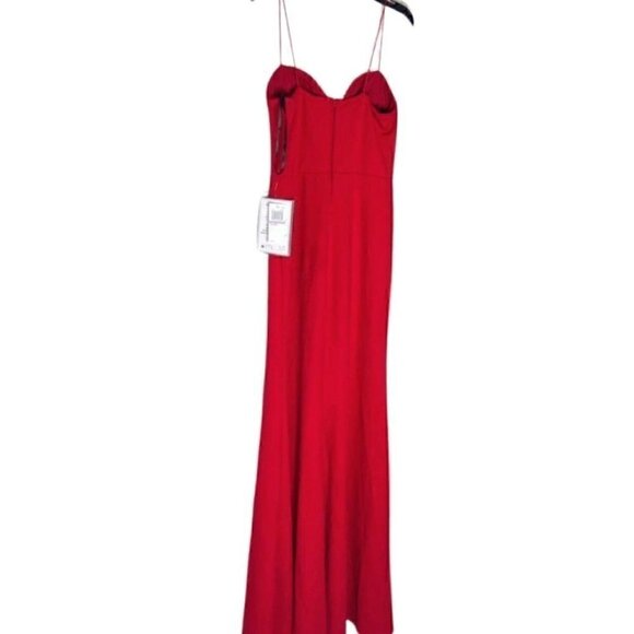 B DARLIN Juniors High-Slit Boned Bodice Evening Gown glam dress 11/12 P … - Picture 11 of 12